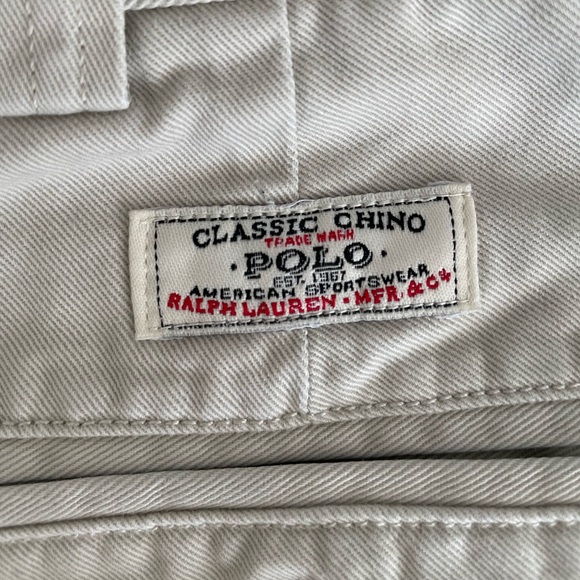 Vintage Ralph Lauren Polo Chinos, the “Phillip Pant”, 34/32 - Picture 6 of 9